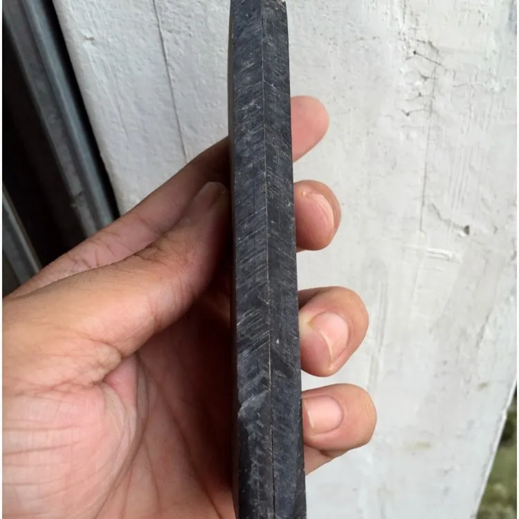 Natural Black Water Horns Slice, Carving Board, Knife Handle Patch, 120x40x6mm, 1Pc
