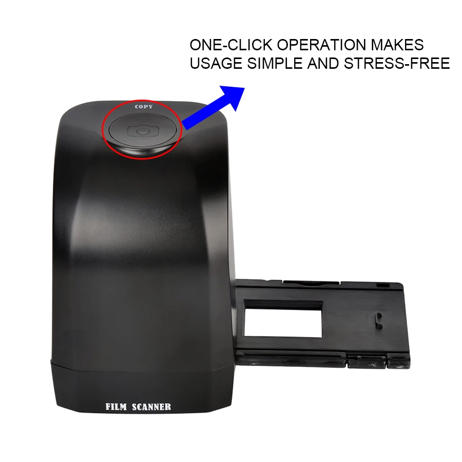 35mm 135mm Film Scanner 8MP Digital Color Photo Scanner Convert and Save Film Negatives & Slides Directly on Your Computer