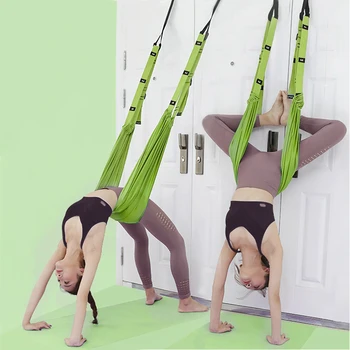 

2020 Fashion Aerial Yoga Rope Open Hip Stretch Yoga with Inverted Rope Pull Stretch Belt Splits Lower Waist Trainer