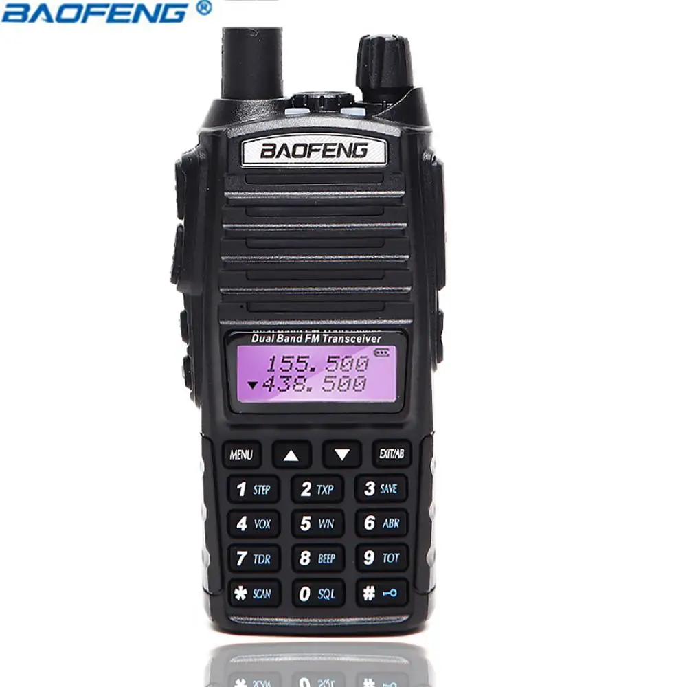 BaoFeng UV-82T трехдиапазонная рация ham 136-174Mhz 220-260Mhz& 400-520Mhz amatuer портативная двухсторонняя рация UV-5R