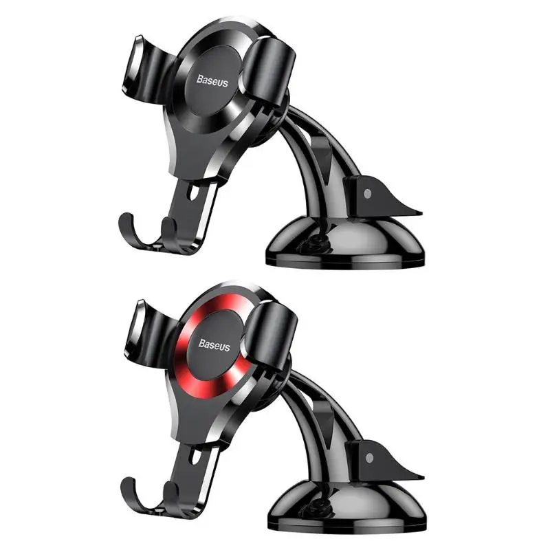 

Car Mobile Phone Holder Baseus Car Console Suction Cup Mount Holder Stand Clip Support Mount for Mobile Phone Red