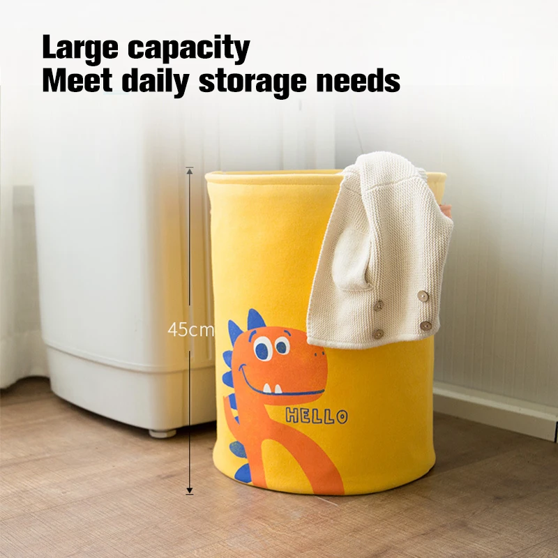 

Waterproof Laundry Basket Bag Folding Laundry Basket Large Capacity Sundries Storage Bag Children Toy Storage Bucket