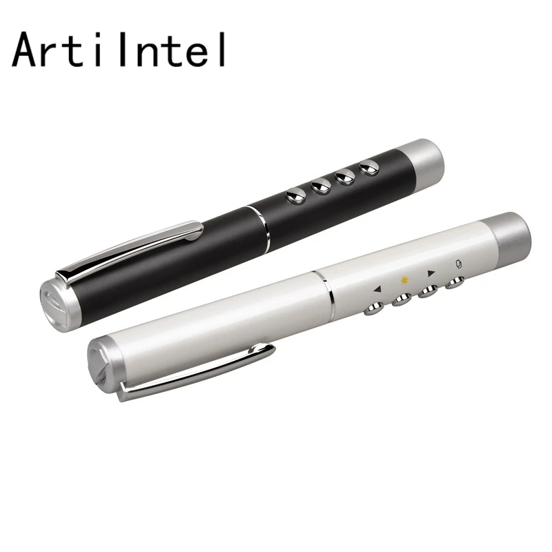 

Remote Control PPT Presenter USB Laser Flip Pen Wireless 2.4GHz Powerpoint PPT Clicker Turn Presentation with Receiver