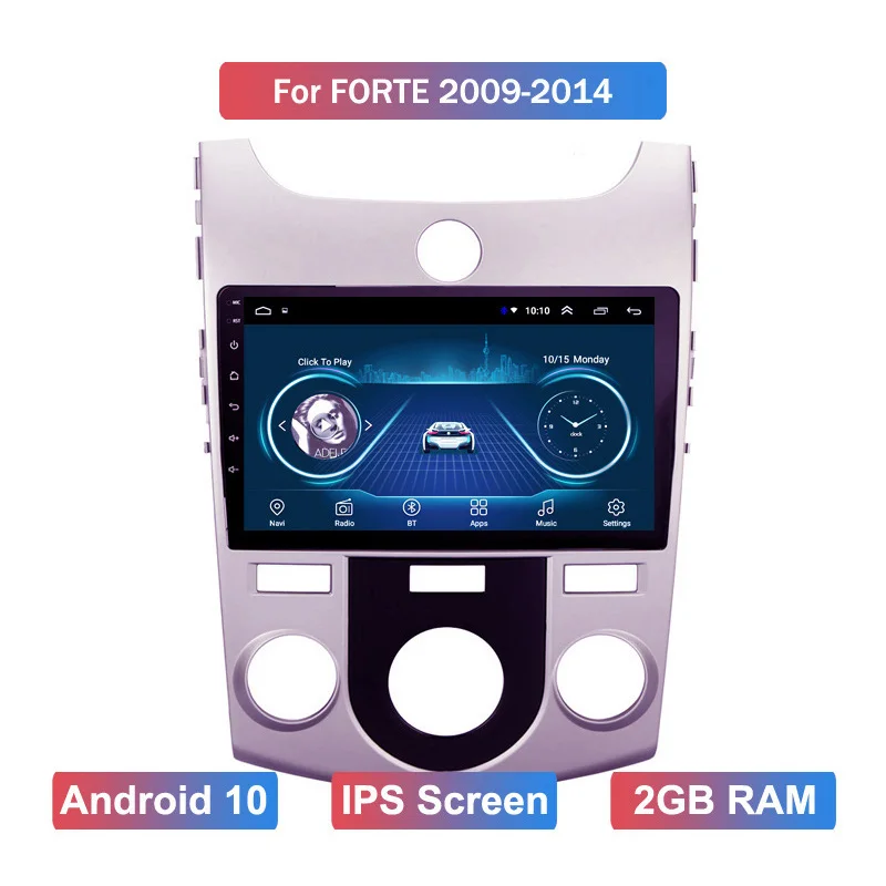 Android 10 0 мультимедийный плеер для Kia Forte 2009 2010 2011 2012 2013 2014 GPS Bluetooth музыка