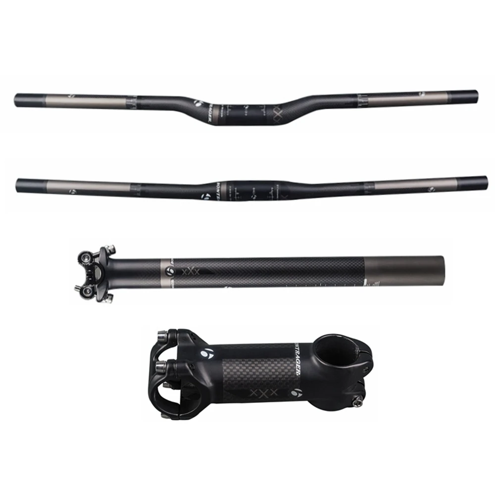 Cycling Steering Wheel XXX Carbon Fibre Bicycle MTB Handlebar Sets Flat