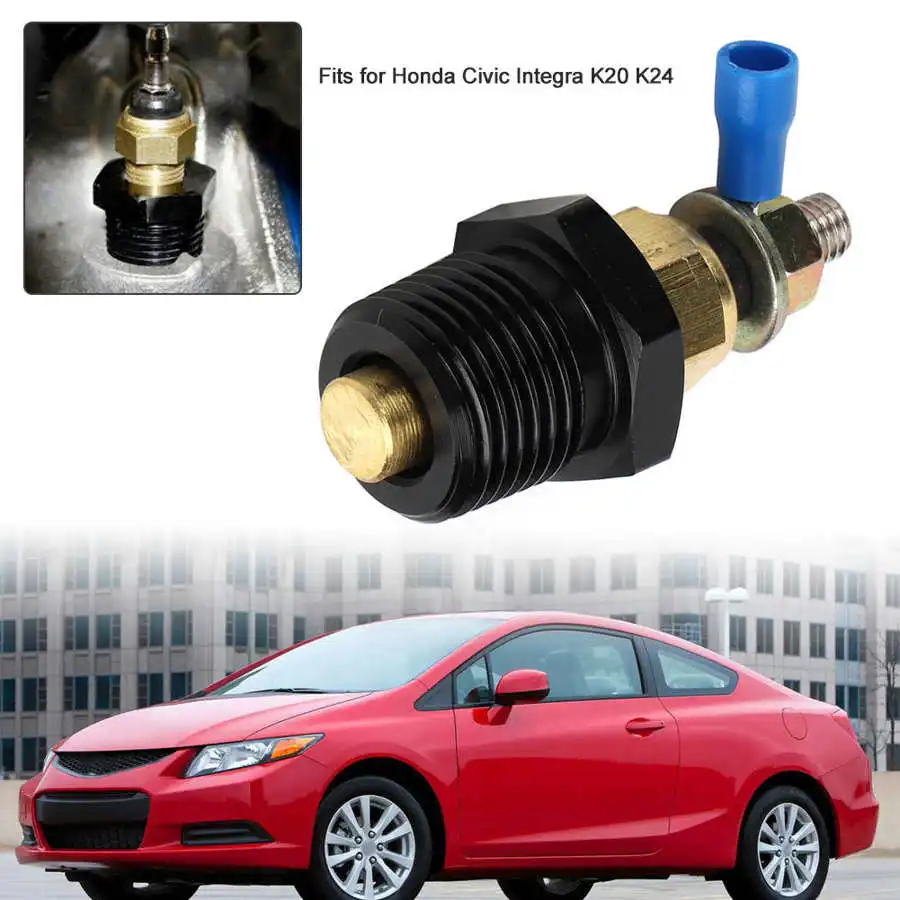 Car Coolant Temperature Transmitter Sensor Adapter Fits For Honda Civic