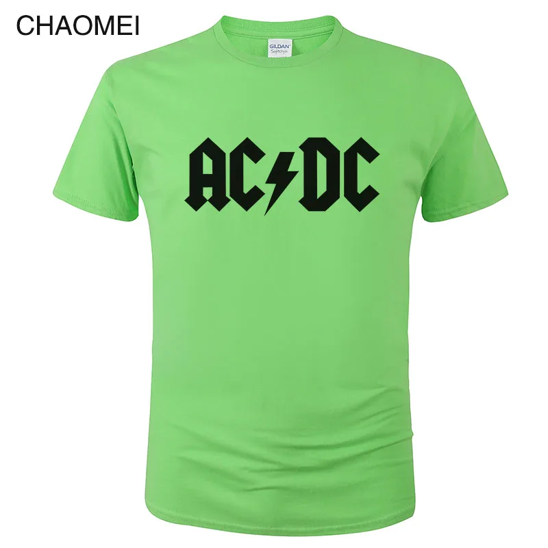 Camisetas AC DC хэви-метал, рок группа футболка мужские футболки AC/DC T Печать Повседневная футболка хип хоп короткий рукав хлопок топ C106 - Цвет: 5