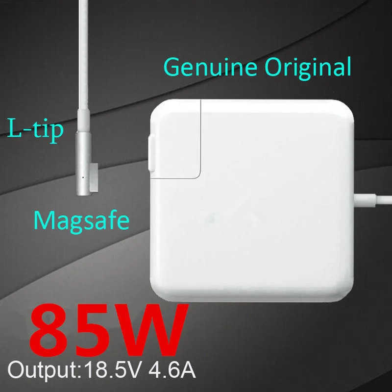 

NEW! With LOGO OEM L-tip 85W Laptop MagSaf* Power Adapter Charger For Apple MacBook Pro 15'' 17'' A1222 A1260 A1286 A1343