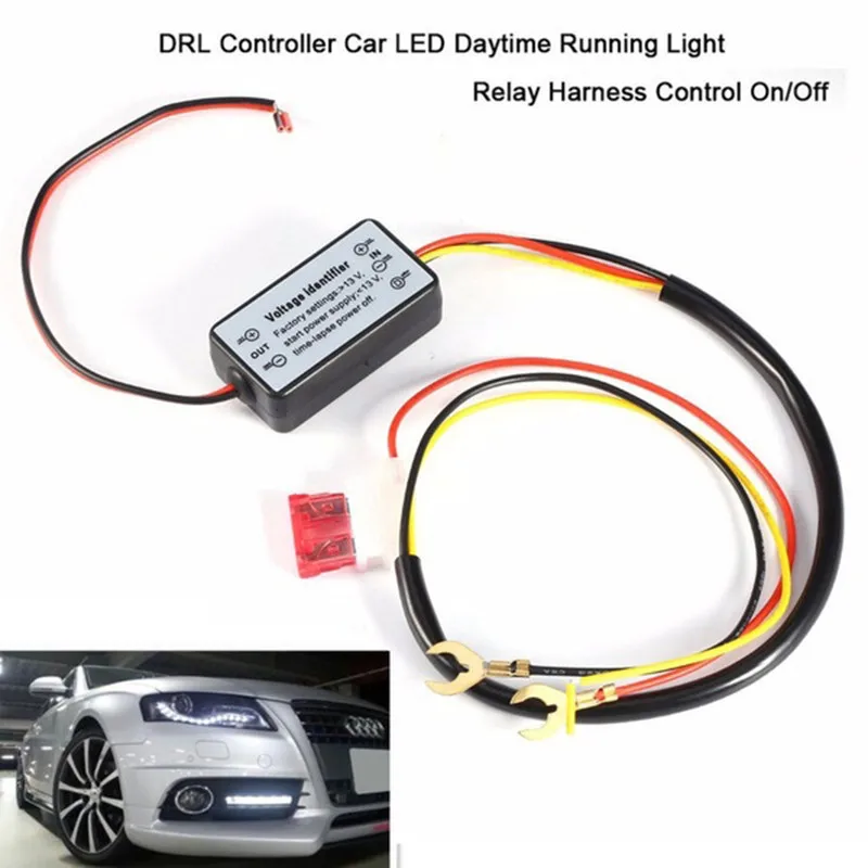 

Car Daytime Running Light Controller Intelligent LED Delay Controller Automatic ON/OFF Harness Controller Module DRL Relay