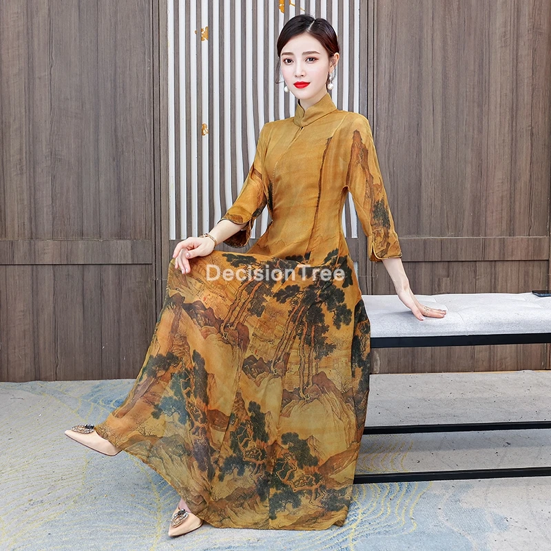 2023 ao dai cheongsam elegant chinese dresses aodai sexy oriental dress  qipao vietnam clothing ao dai dress cheongsam dress|Asia & Pacific Islands  Clothing| - AliExpress
