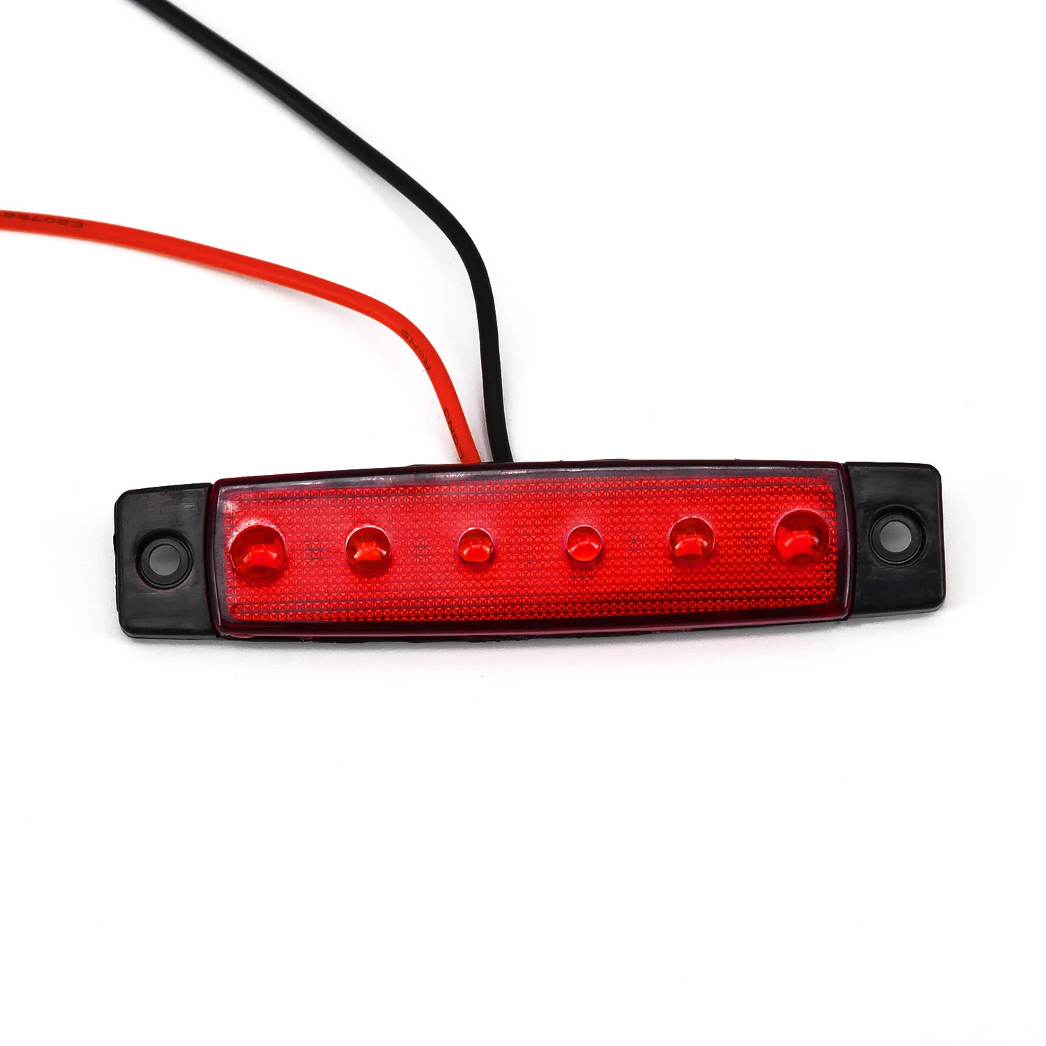 

For Car Trailer Truck Side Marker Light Lorry Clearance Red 12V 6 LEDs Side Marker Light Boat Indicator Side Marker Lamp