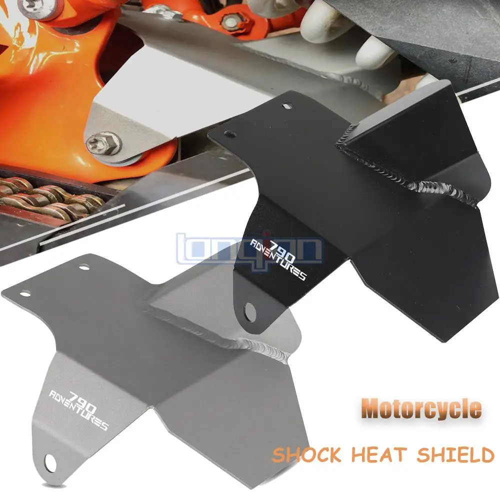 790ADV Motorcycle Shock heat shield Heat Shield For 790 ADVENTURE S 790 ADV S 2018-2021 2020 2019 Exhaust pipe protection cover