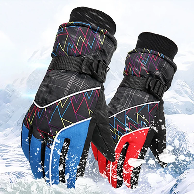 2019 велосипедные перчатки ветрозащитный для езды; водонепроницаемые Нескользящие сенсорный экран лыжный для верховой езды Перчатки на