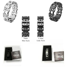 DreamBell мужской открытый Комбинированный браслет многофункциональный ношение отвертка инструмент ручная цепь поле выживания браслет 2,45