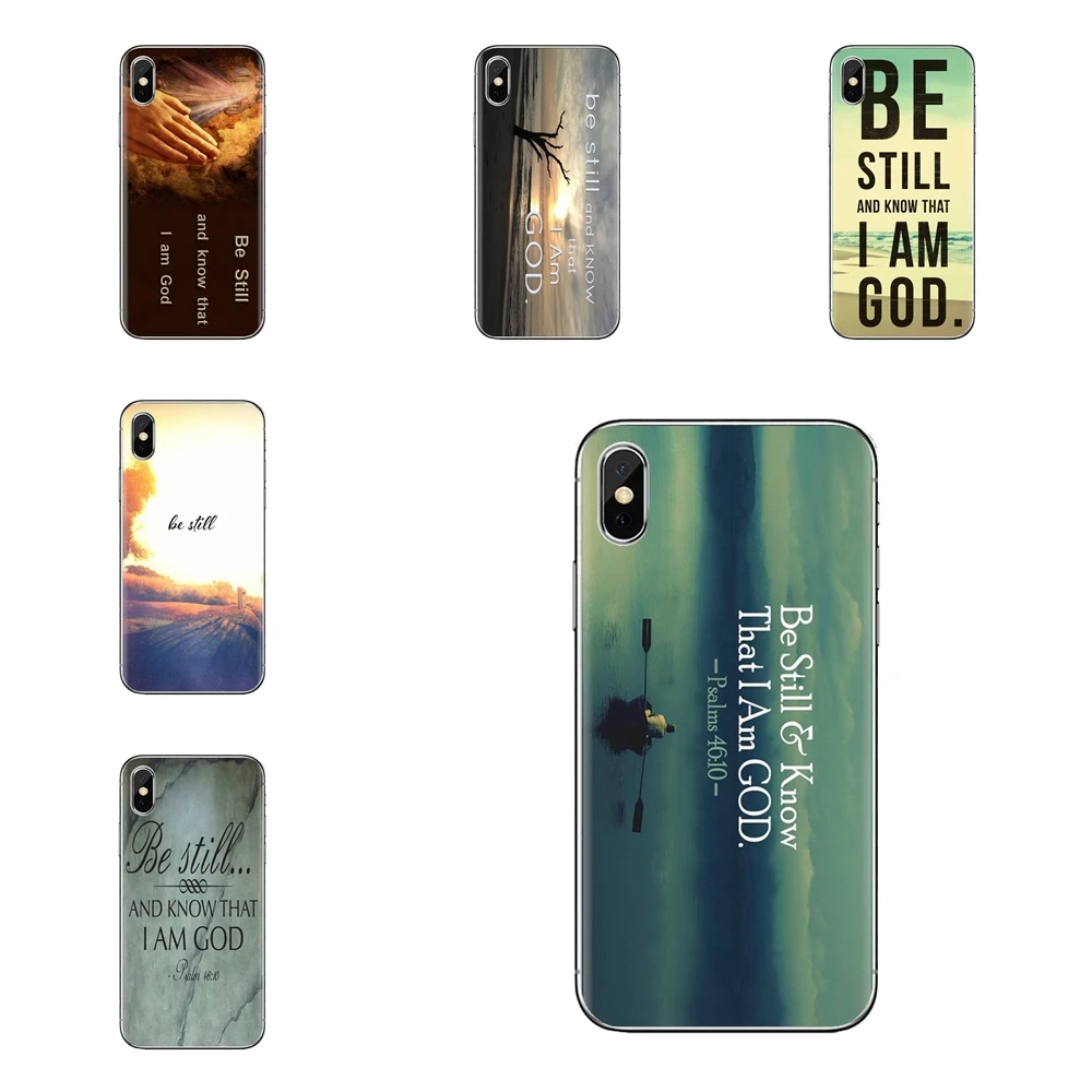 Phone Housing Case Be still and know that I am God For LG Spirit Motorola Moto X4 E4 E5 G5 G5S G6 Z Z2 Z3 G2 G3 C Play Plus Mini |