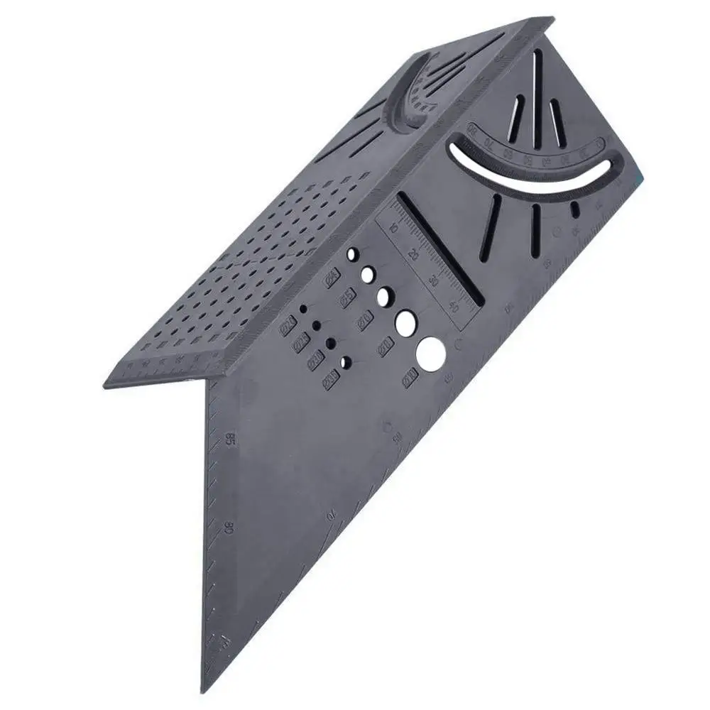 

3D Mitre Angle Measuring Ruler 3D Mitre Useful Measuring Ruler Gauge 45 Degree and 90 Degree Angles Measure Tool Home Improvemen