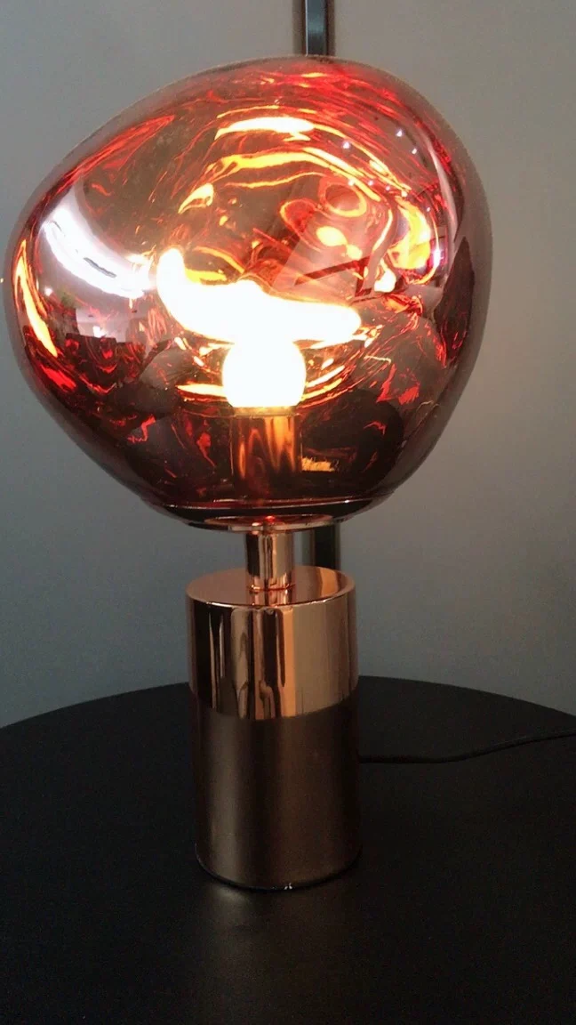 postmodern acrylic led floor lamp melt lava standing lamp