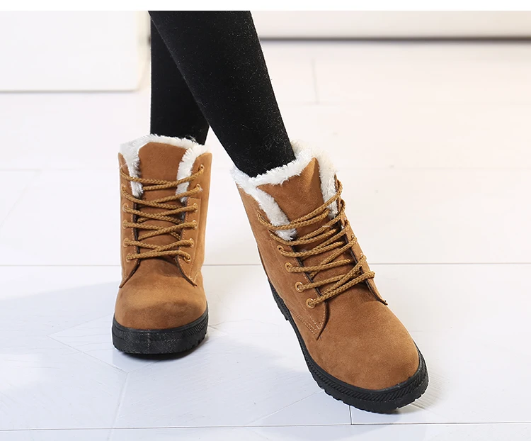 Womens boot inverno tornozelo boot para as