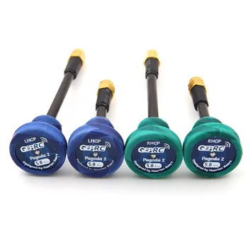 

GEPRC GEP-Pagoda2 5.8GHz FPV Antenna SMA & RP-SMA Plug Connector RHCP LHCP for RC FPV Racing Drone Quadcopter