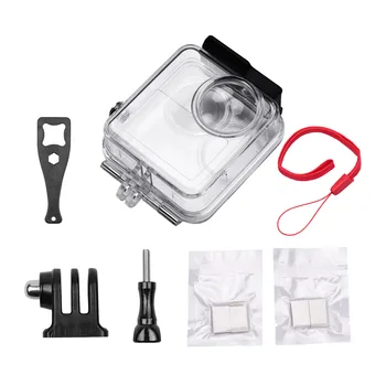 

Action Camera Waterproof Case Diving Protective Housing Transparent Underwater 40M Compatible with GoPro Max Sports Camera