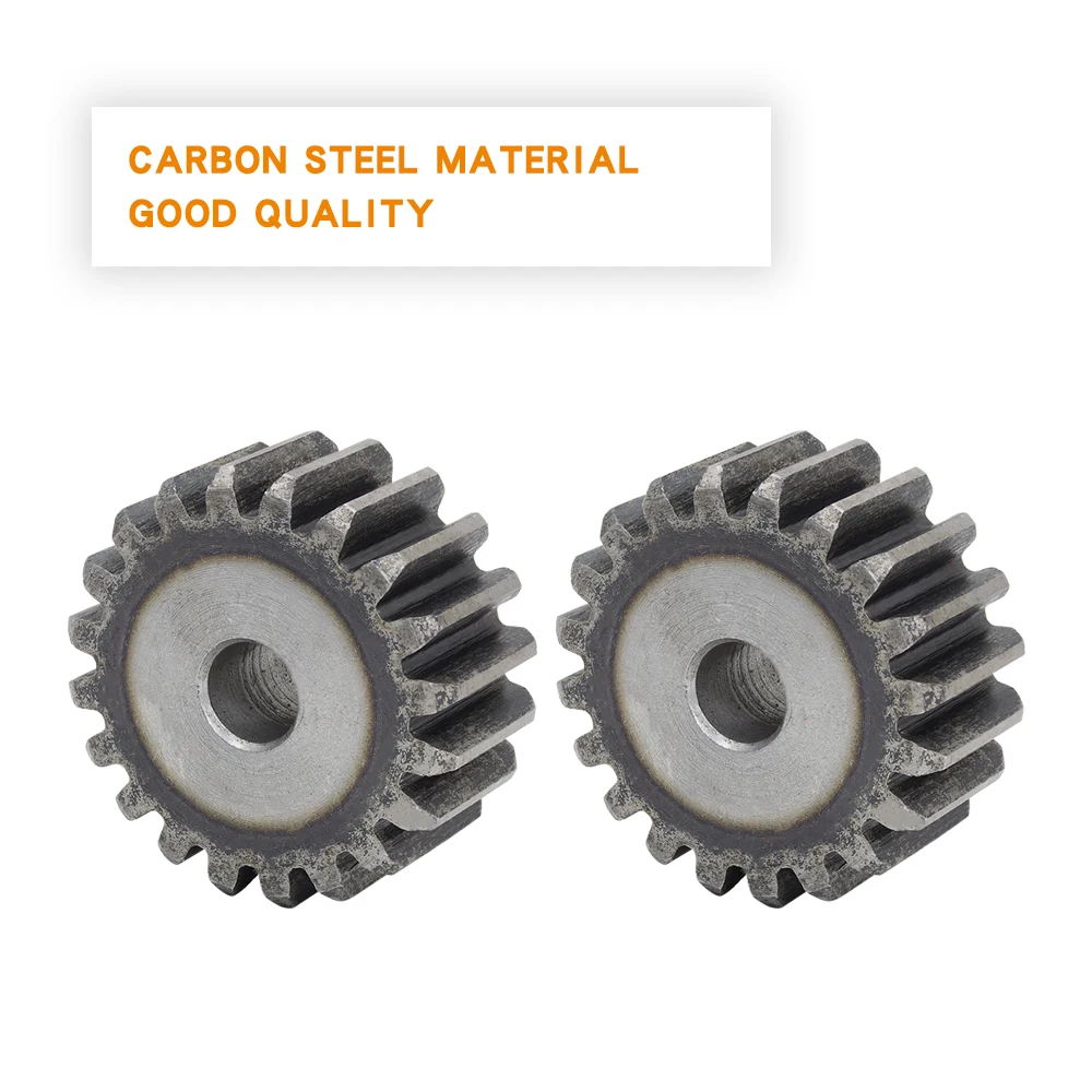 Flat Gear 2M-21/22/23/24/25/26/27/28/29/30T SC45# Carbon Steel Cylindrical Gear Height 20 mm High Frequency Quenching Teeth motor gear,transmission gear,electric bike gear,cassette deck tape gear,electric chain saw gear