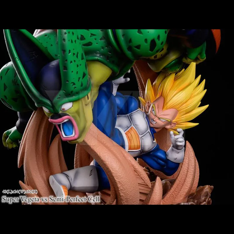 ドラゴンボール超ベジータvs半パーフェクトセルsaru手gk樹脂像限定版アクションフィギュア模型玩具ボックス 43 センチメートルq156 Aliexpress