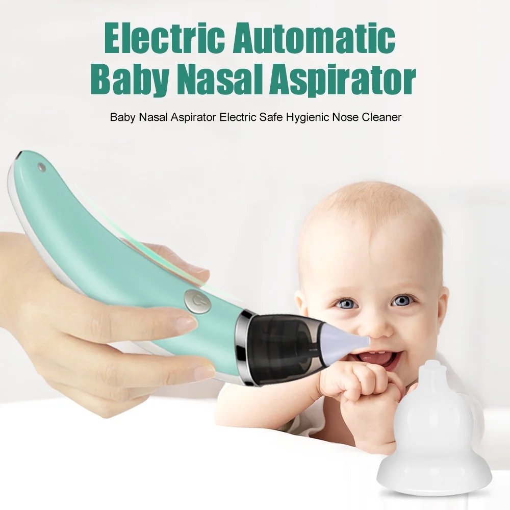 

Baby Nasal Aspirator Electric Nose Cleaner Sniffling Equipment Safe Hygienic Nose Snot Cleaner For Newborn Infant Toddler