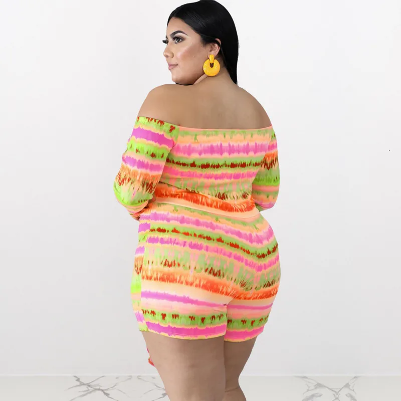 Зимний женский комбинезон размера плюс XL-4XL с вырезом лодочкой и длинным рукавом, комбинезон в полоску с поясом, Облегающий комбинезон, сексуальный клубный комбинезон