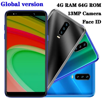 

4G RAM 64G ROM 5.5" Wifi M20 face id unlock Quad Core Smartphones 13MP Global Version Android mobile phones celulares Cellphones