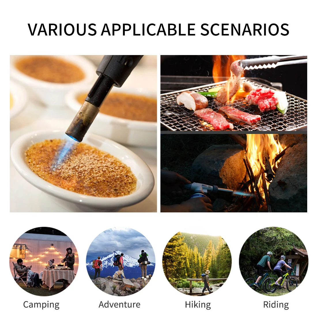 Фонарь Бутановая горелка для огнемет автоматическое зажигание выпечки сварки