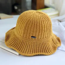 Модные зимние женские шапки шапка Лыжная вязаная шапочка шапка женская Повседневная синель Тепловая шерстяная шляпа-Панама h4