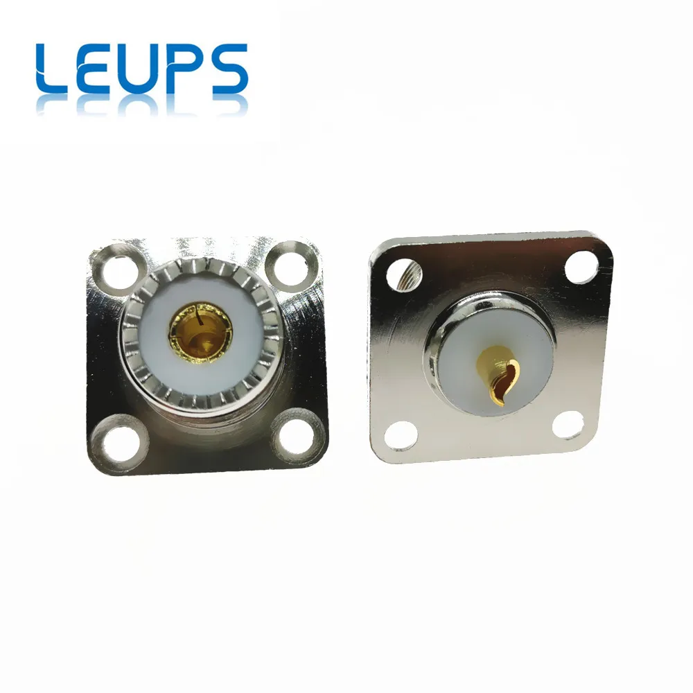 100 шт. UHF SL16 Женский SO239 фланец палуба крепление припоя чашки RF разъем