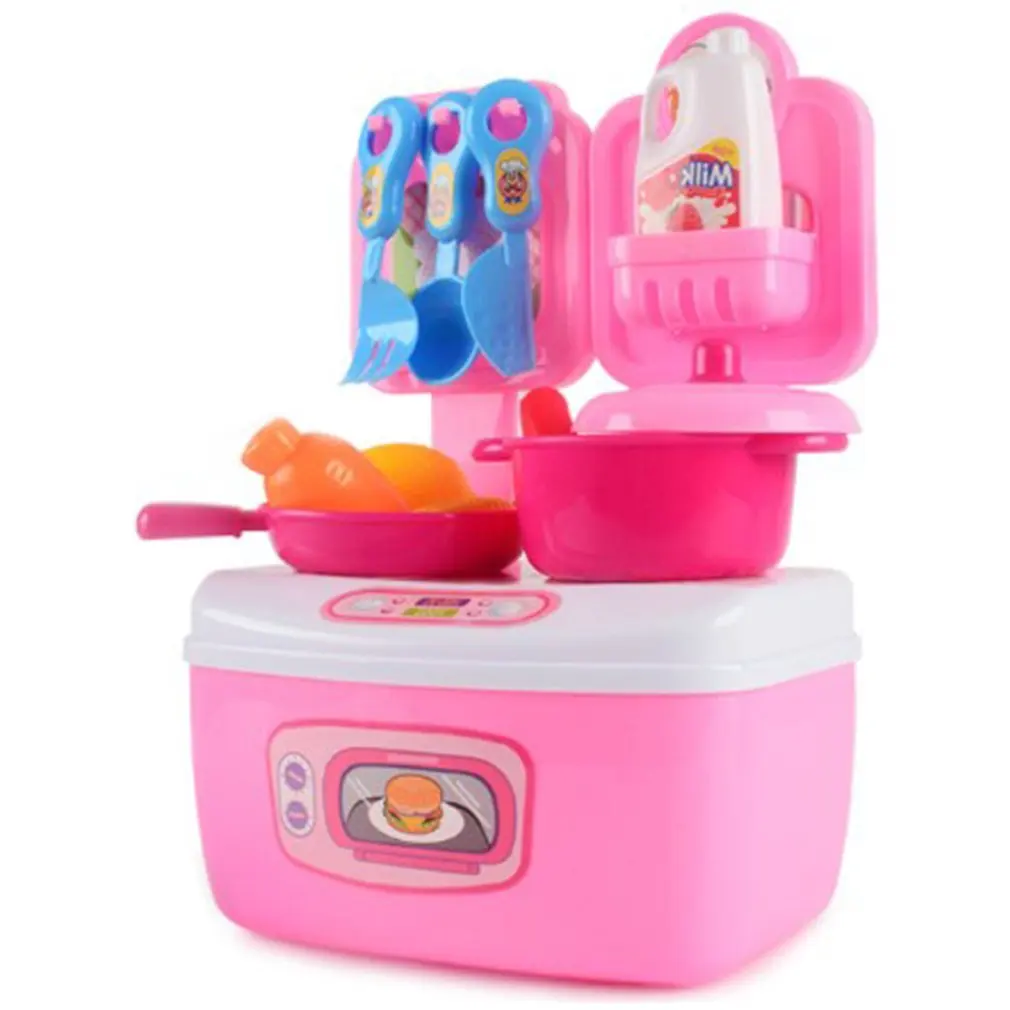 Children's Kitchen Toy Set Simulation Girl Toy Set DIY Parent child