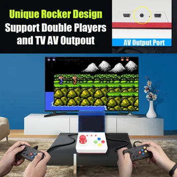 

Mini Handheld Game Console Player 3.0 inch Portable Classic Game Controller 360 FC Games Support NES Arcade Video Rocker Gift