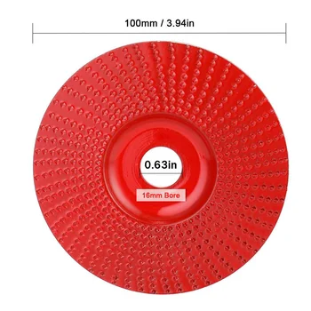 

Disc Grinding Wheel Convex Curved Non-metal Woodworking Carving Sanding