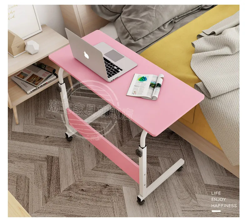 

Bedside Table Lazy Bed Computer Desk Removable Simple Folding Small Table Student Writing Desk