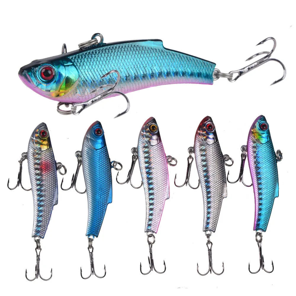 

7cm / 20g fishing lure set banana fish catfish trout carp bait long-range VIB sub bait sea fishing supplies bionic bait lures