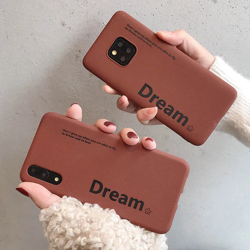 Матовый чехол для huawei p20 p30 mate 20 10 lite pro honor 8 9 8x 8c 7a 7c мягкий силиконовый из ТПУ с
