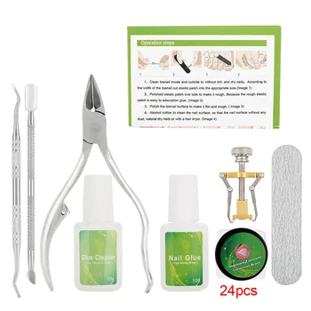 

8pcs/Set Ingrown Toe Nail Fixer Pedicure Toenail Recover Correction Tool Nail Foot Care Kit Professional Ingrown