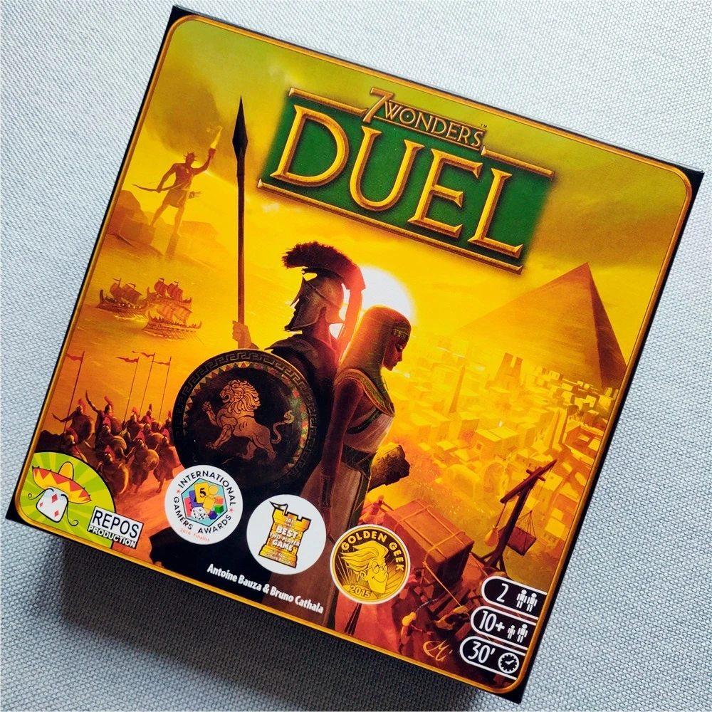 

NEW 7 Wonders 7Wonders Duel Board Game Strategy Core Game