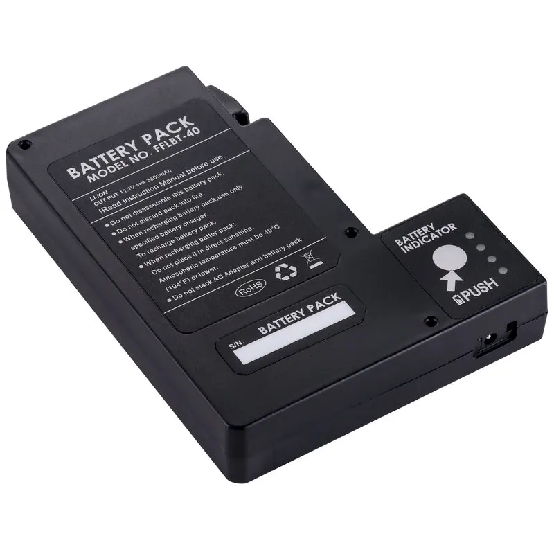 Original FFLBT-40 battery for IFS-15M/15H IFS-55 View4S V4M V12M fusion splicer Replacement li-ion battery pack 3800mAh