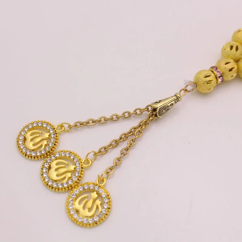 muslim Allah Turkish Prayer 33 beads tasbih bracelets Ottoman ISLAM Tasbih Rosary
