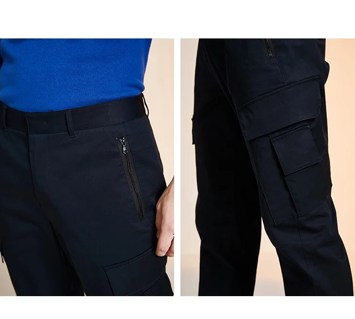 Отборные мужские брюки с несколькими карманами и завязками на лодыжке S | 419414564