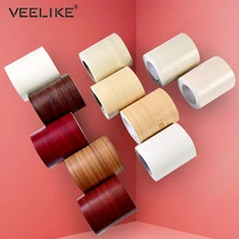 Деревянные самоклеющиеся пол окна обои для гостиной Декор стены границы пленки плинтусы наклейки водонепроницаемые линии талии наклейка