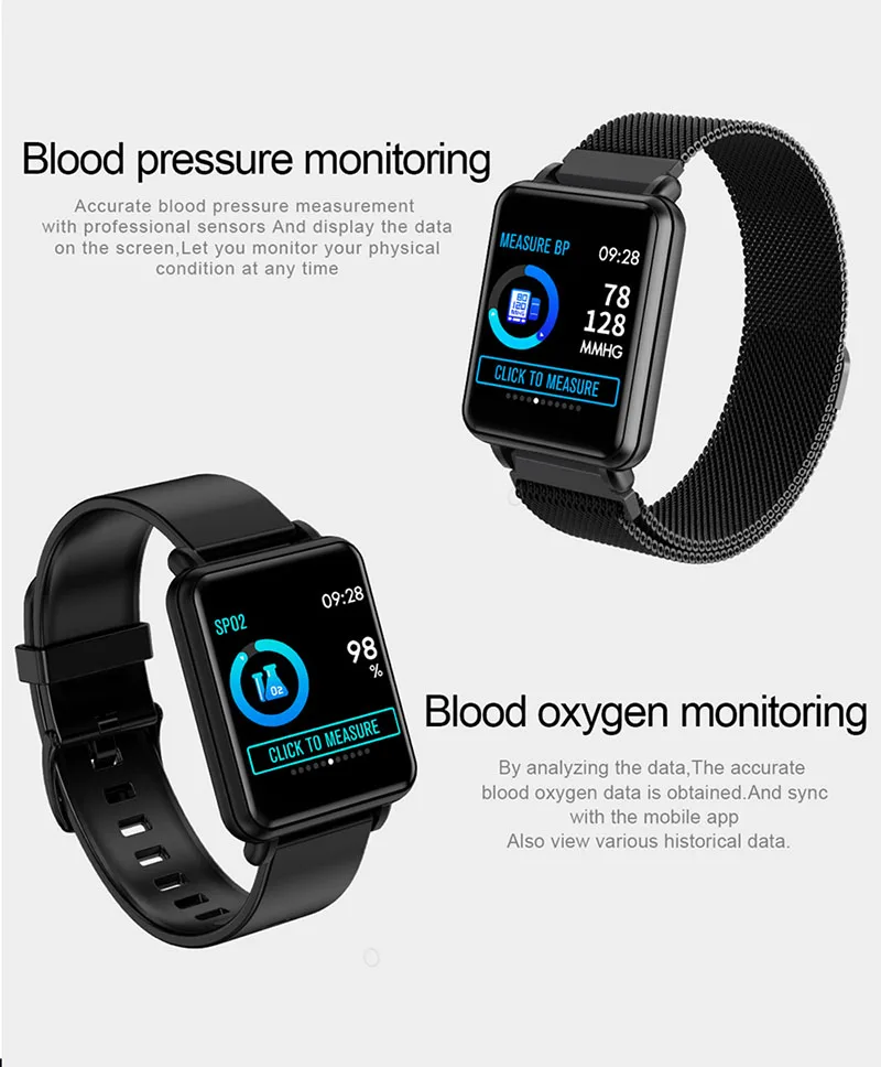 COLMI Land 1 фитнес-трекер 1,3 дюймов экран IP68 Водонепроницаемые Смарт-часы монитор сердечного ритма Bluetooth спортивные мужские умные часы