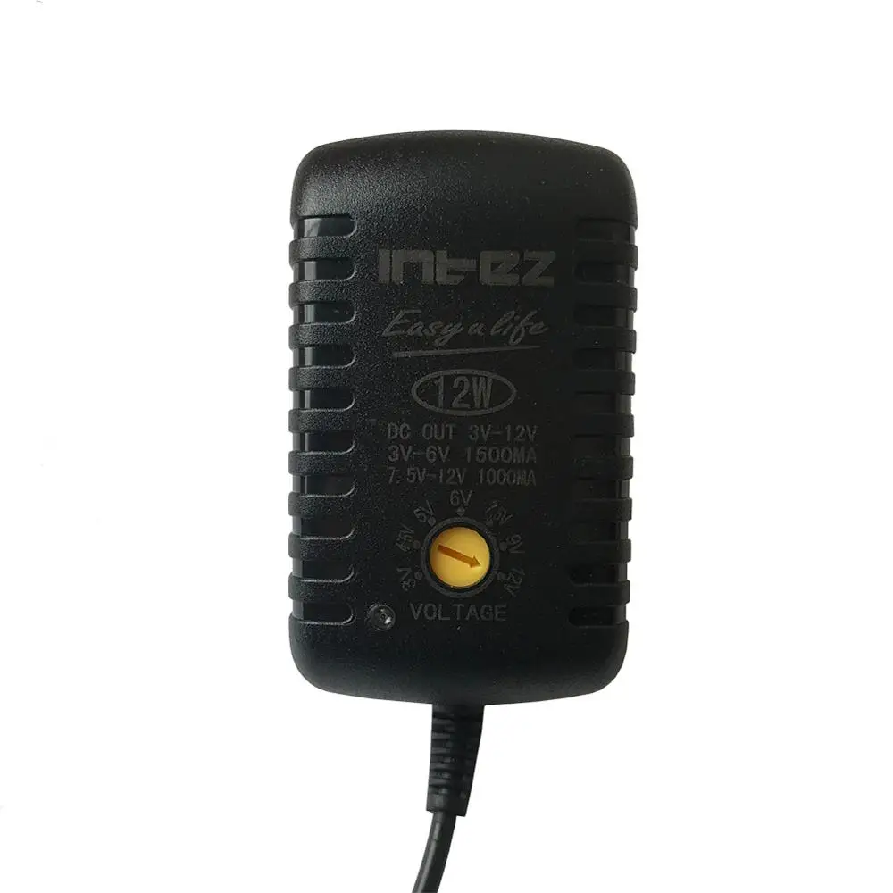 

Adjustable Power Supply Adapter Wall Charger Router Set-Top Box Adaptor Transformer For LED Lamp DC 3V-12V 12W