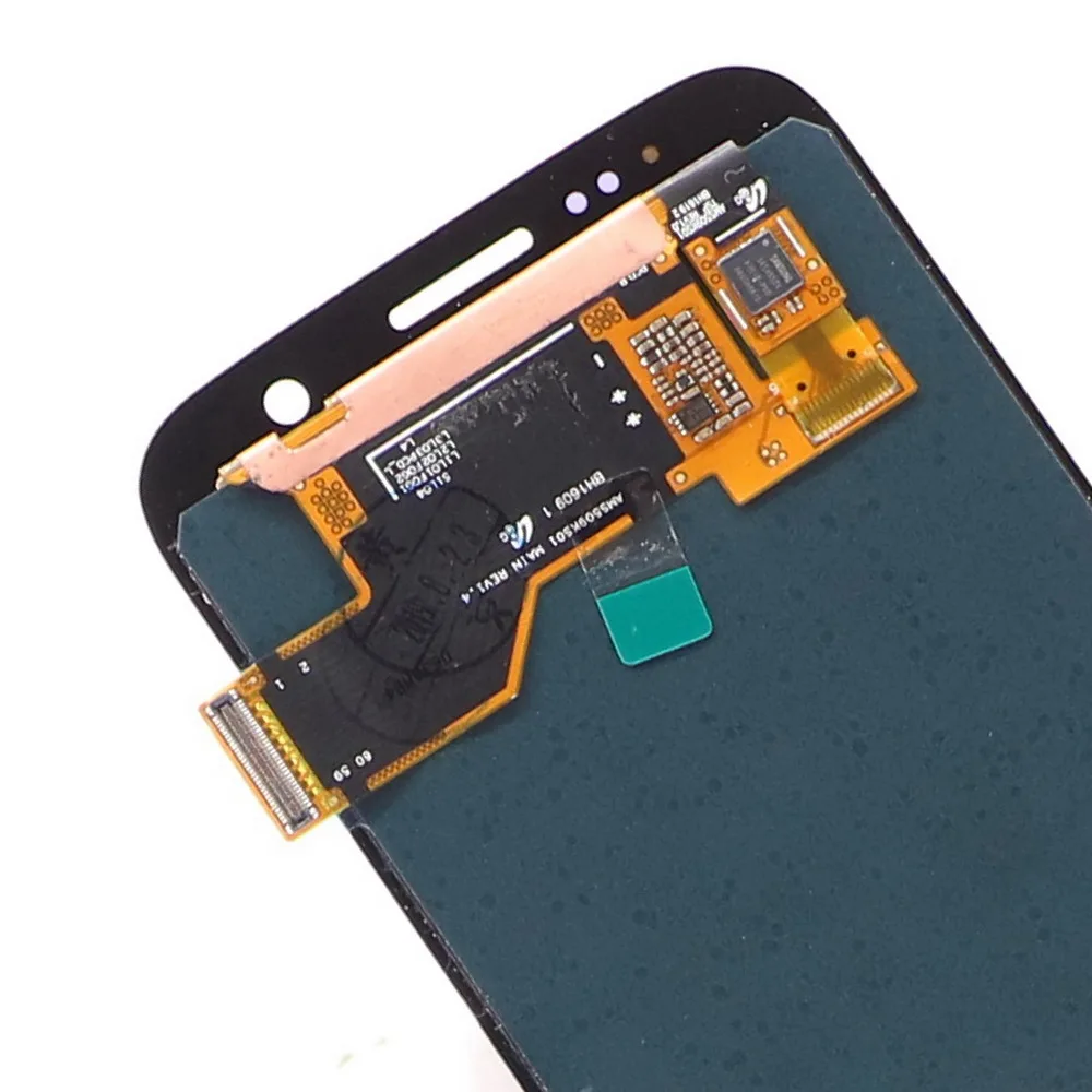 5,1 ''Супер AMOLED lcd с рамкой для SAMSUNG Galaxy S7 плоский дисплей G930 G930F телефон lcd сенсорный экран дигитайзер