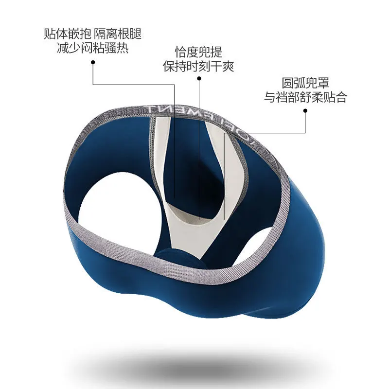 

Brand boxers Men Health Underwear U Convex Anti-Walk Separation Sperm Vein Boxer Pants Scrotum Capsule Bag Physiological Boxer