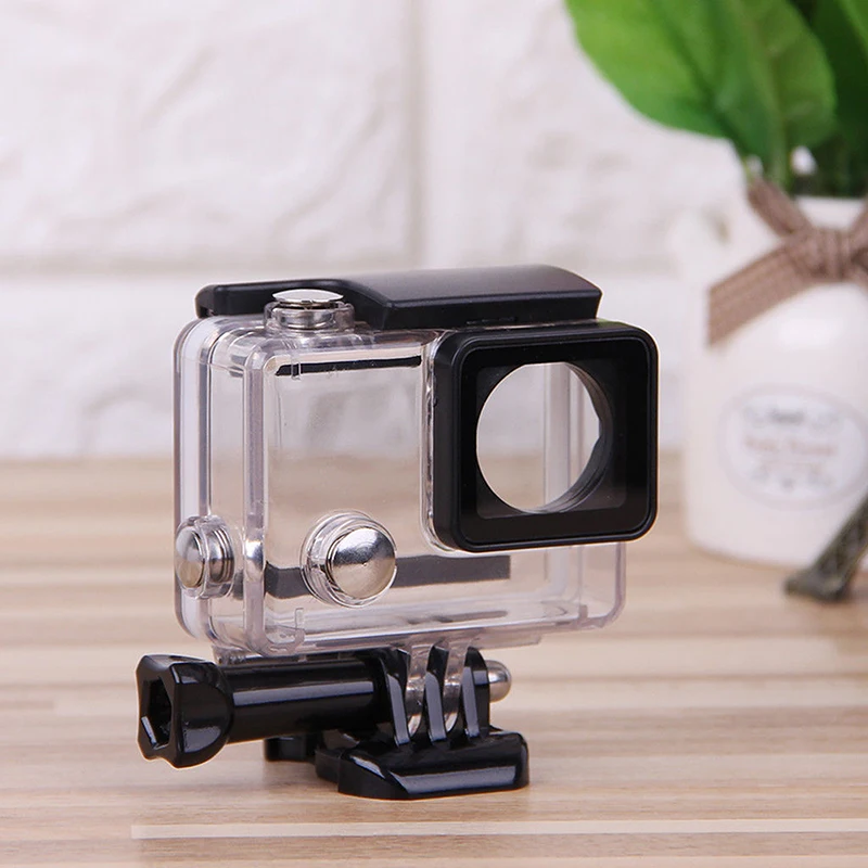 For Gopro Waterproof Housing Case hero 4 Hero3+Hero 3 Underwater Protective Box Go pro Accessories | Электроника