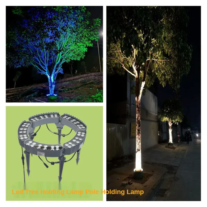Lâmpadas de Árvore ao ar Luz do Jardim Ip65 à Prova Colunas Decorativas Pilares Caminho Luzes Paisagem Spotlight Livre 60w Rgb Dmx512 Dwaterproof Água Led 19 ao ar livre 60w rgb dmx512 ip65 à prova dwaterproof água